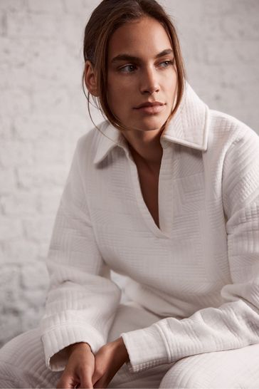 Mint velvet white sweatshirt clearance