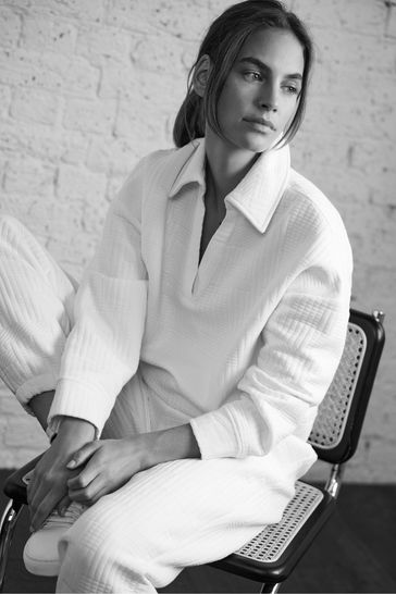 Mint velvet white sweatshirt clearance