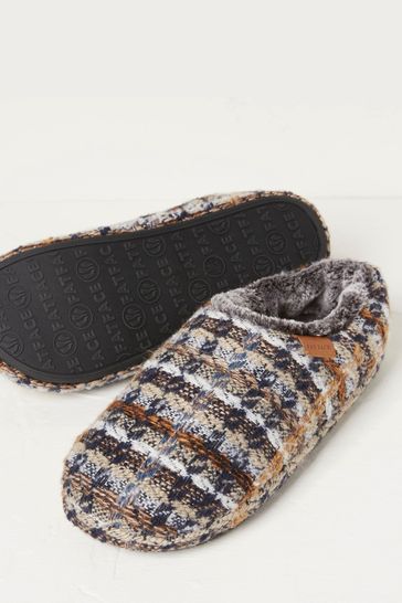 Fat face mule slippers sales