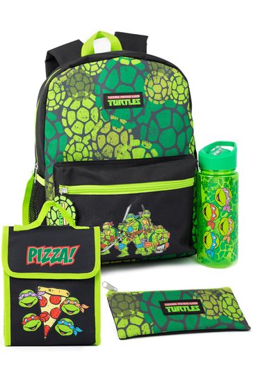 Vanilla Underground Green Ninja Turtles Tmnt Backpack Set