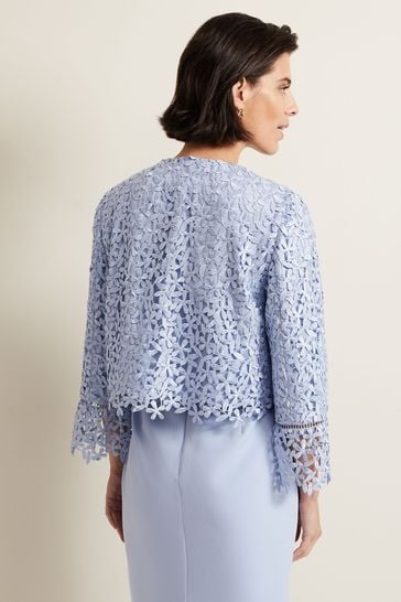 Navy lace clearance jacket next