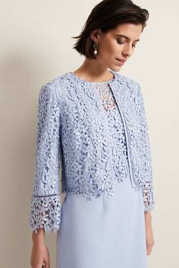 Next navy lace jacket online