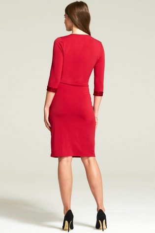 Buy HotSquash Red Lace Detail Jersey ...