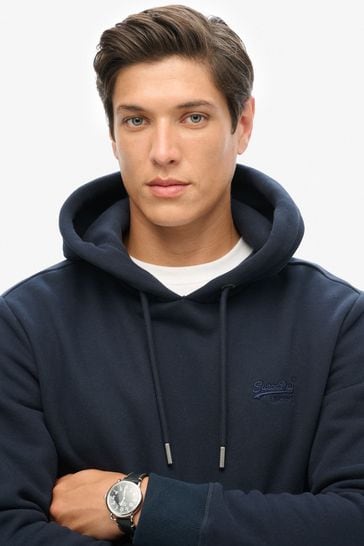 Buy Superdry Navy Blue Essential Logo Hoodie from Next Canada