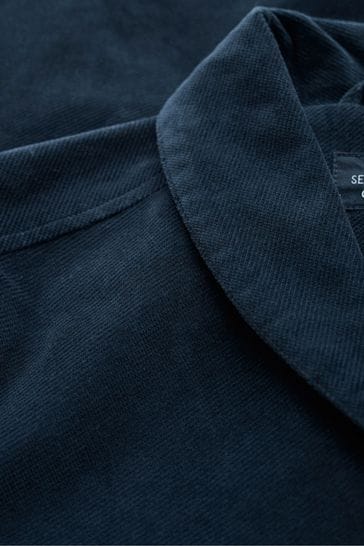 Seasalt Cornwall Blue Brightwork Moleskin Jacket