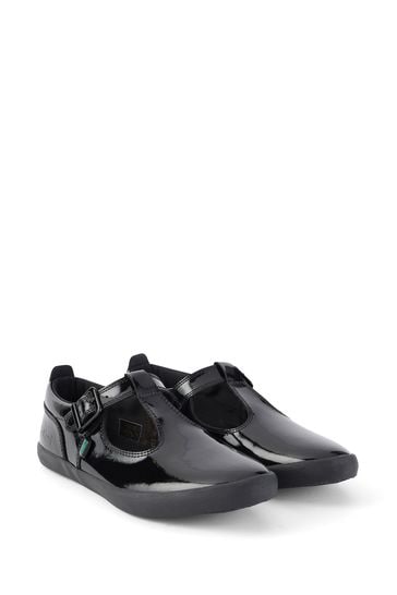 Buy Kickers Adult Womens Kariko T Bar Patent Leather Black Shoes from Next Netherlands