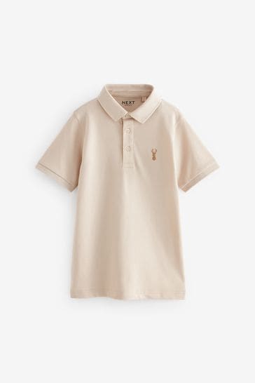 Stone Short Sleeve Polo Shirt (3-16yrs)