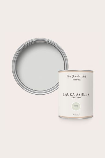 Laura Ashley Silver White Eggshell 750ml Paint