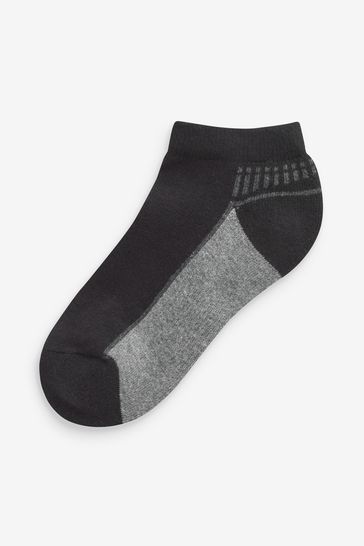 Buy Monochrome 5 Pack Cushioned Footbed Sports Trainer Socks from Next Malta