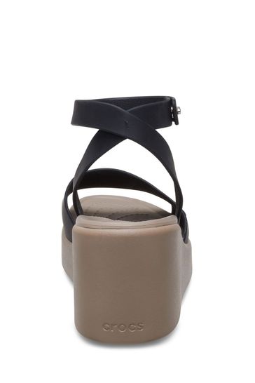 Buy Crocs Black Brooklyn Ankle Strap Wedges from Next Poland