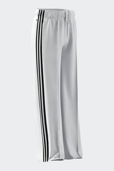 Black and white adidas tracksuit bottoms outlet