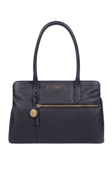 Black real leather handbags shop