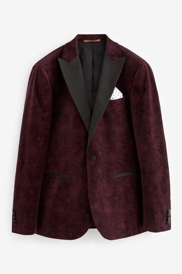 Next red velvet jacket discount