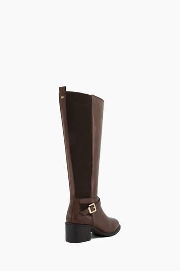 Dune upton leather knee boots 2025