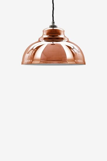 Copper light shade b&m top