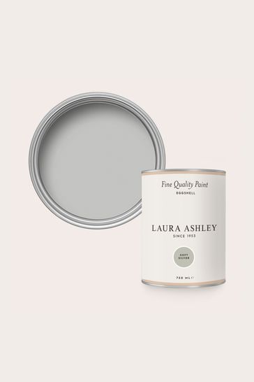 Laura Ashley Soft Silver Eggshell 750ml Paint