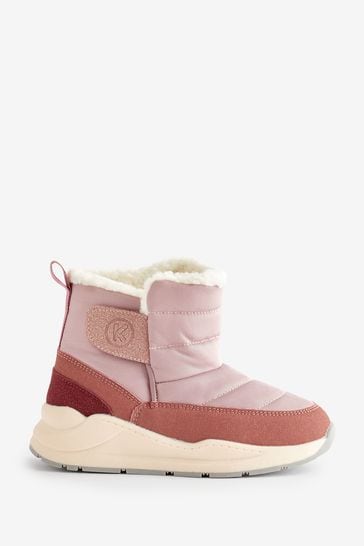 Padded Quilted Snow Boots