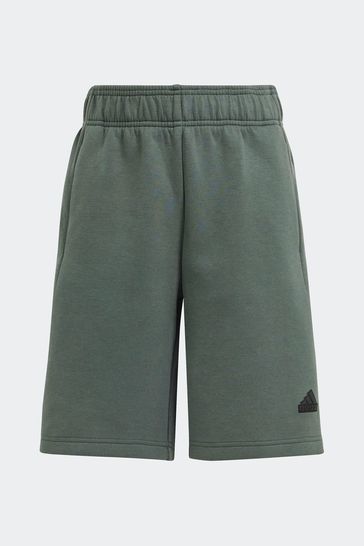 adidas Green Kids Sportswear Z.N.E. Doubleknit Shorts