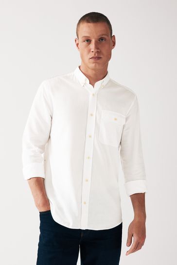 White Soft Touch Long Sleeve Shirt