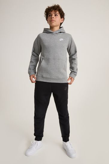 Nike club overhead hoodie grey shop