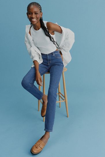 Blue skinny shop jeans