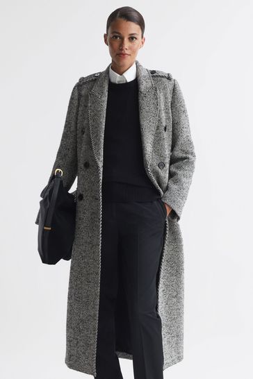 Reiss grey hotsell coat