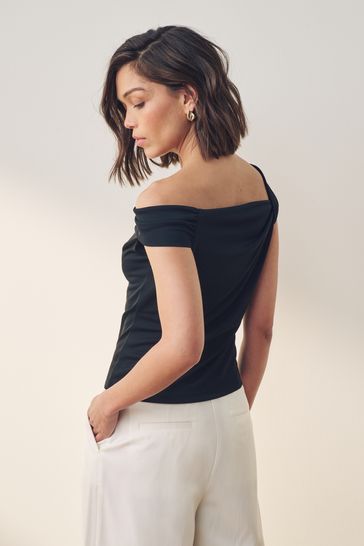 Buy Lauren Ralph Lauren Gianna Stretch Jersey Off Shoulder Top from Next Denmark