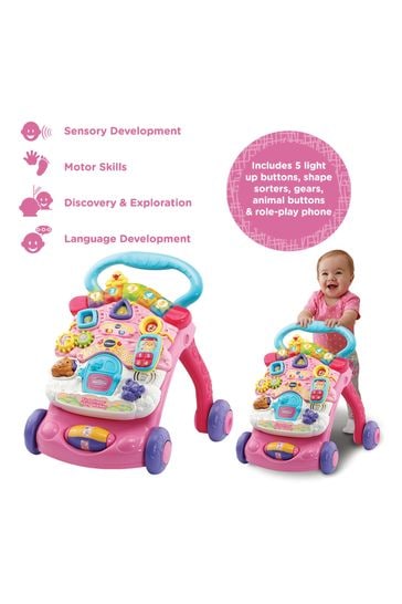 Buy VTech Pink First Steps Baby Walker 505653 from the Next UK