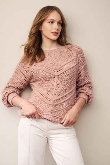 Blush knit jumper 2025