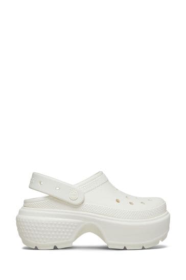 Buy Crocs Cream Stomp Clogs from Next Belgium