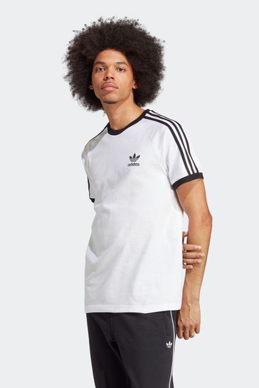 adidas White 3-STRIPES TEE T-Shirt