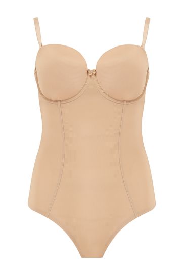 Buy Pour Moi Nude Definitions Multiway Tummy Control Shapewear Strapless  Bodysuit from Next Spain