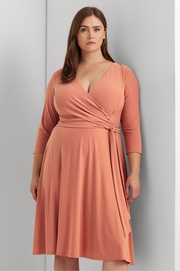 Ralph lauren surplice jersey hot sale dress