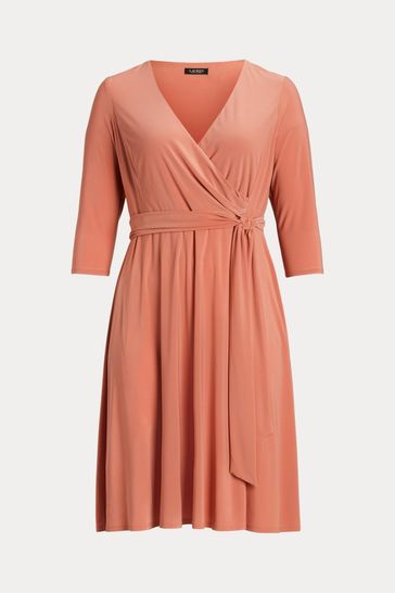 Surplice best sale jersey dress