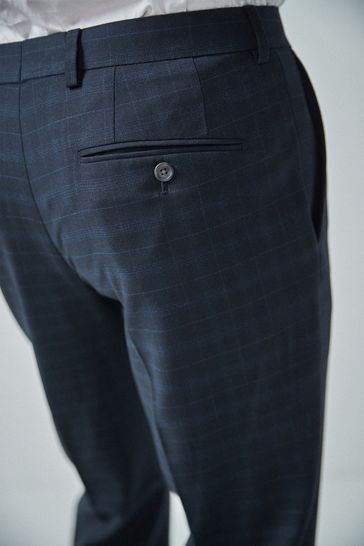 Mens Checked Trousers | Skinny & Slim Fit Checked Trousers | Next UK