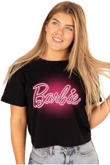 Vanilla Underground Black Barbie Cropped T-Shirt