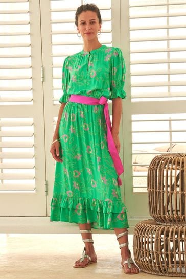 Aspiga Green Melanie EcoVero™ Dress