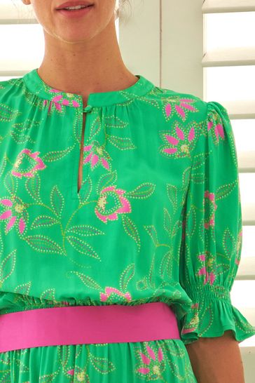 Melanie green shop dress