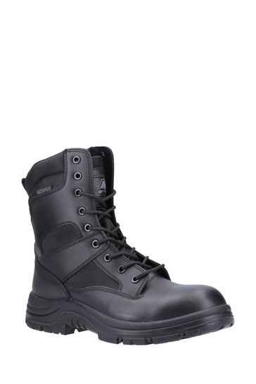Black lace cheap up waterproof boots