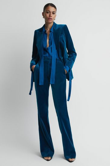 Next velvet 2025 trouser suit