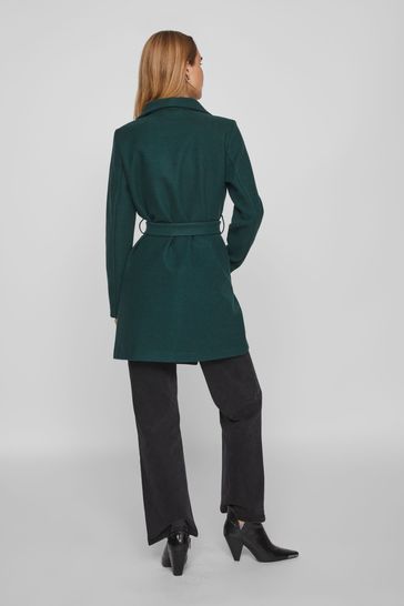 Vila belted tailored coat on sale