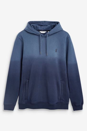 Blue ombre hoodie sale