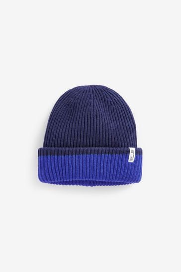 Navy beanie hat outlet
