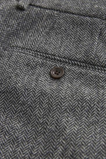 Buy Barbour Herringbone Slim Fit Suit Trousers from the Laura Ashley online shop