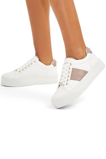 Buy Carvela White Trainers from Next Bahrain