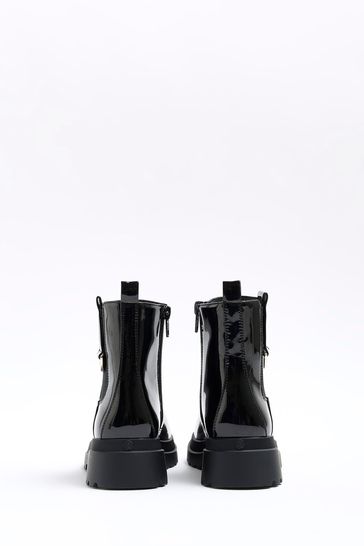River island patent chelsea boots hotsell