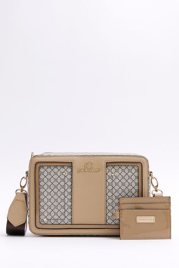 River island boxy cross body bag online