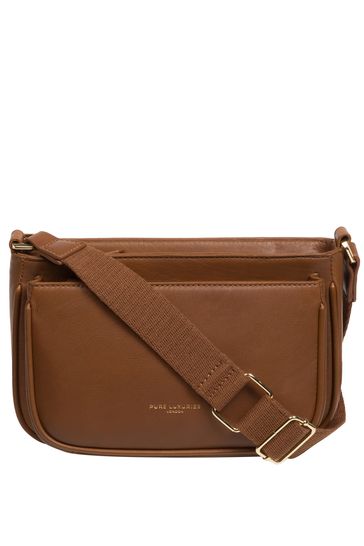 Pure Luxuries London Bree Nappa Leather Cross-Body Bag