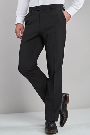 Buy Black Slim Stretch Smart Trousers from Next USA