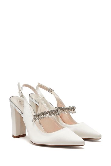 Cream sparkly shoes best sale